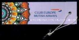 Kofferanhänger "Club Europe / British Airways"