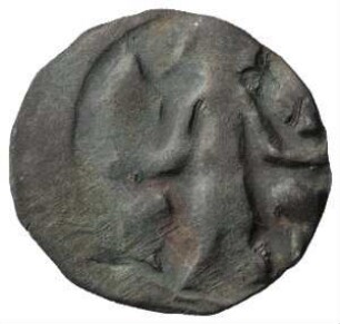Fundmünze, Denar, um 1325