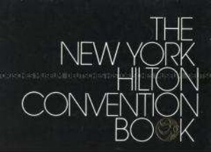 Werbeschrift für das New York Hilton Hotel New im Rockefeller Center - Nachlass