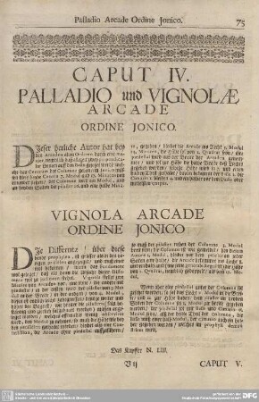 VIGNOLA ARCADE ORDINE JONICO