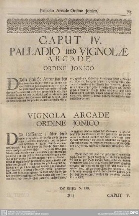 VIGNOLA ARCADE ORDINE JONICO