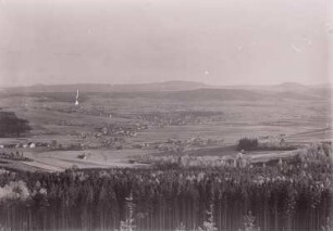 Lausitzer Bergland. Talung des Alten Grabens mit Beiersdorf und Oppach gegen Spreetal zwischen Neusalza-Spremberg und Sohland, Taubenbergzug und die Luzicke Hory