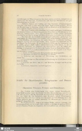 Schiffe für Handelsmarine, Kriegsmarine und Binnengewässer