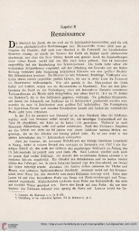 Kapitel II: Renaissance