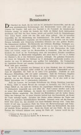 Kapitel II: Renaissance