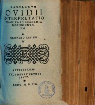 Fabularum Ovidii interpretatio