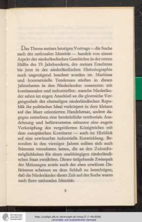 Die Suche nach der nationalen Identität