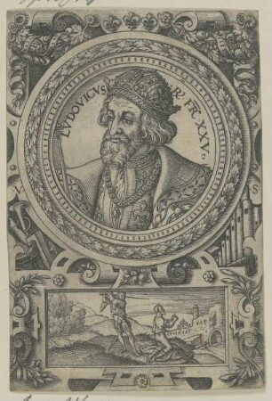 Kaiser des Heiligen Römischen Reiches Ludwig I. der Fromme