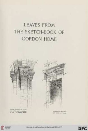86: Leaves from the sketch-book of Gordon Home