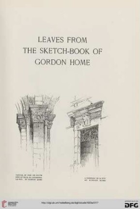 86: Leaves from the sketch-book of Gordon Home
