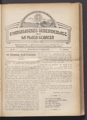 No. 34. 20. August 1919