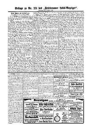 Beilage zu Nr .231