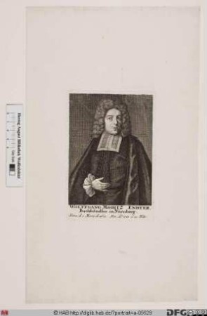 Bildnis Wolfgang Moritz Endter