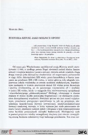20: Historia sztuki jako miejsce oporu