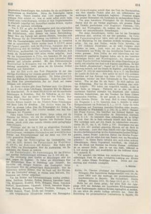 414-416 [Rezension] Kolde, Theodor von, Das bayerische Religionsedikt vom 10. Januar 1803 und die Anfänge der protestantischen Landeskirche in Bayern