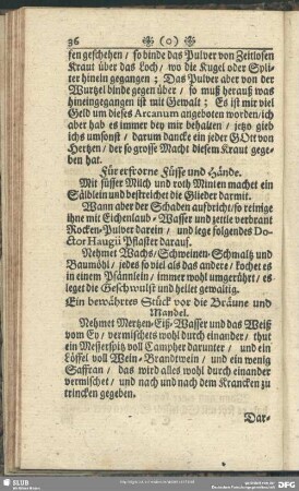 Ein bewährtes Stück vor die Bräune und Mandel
