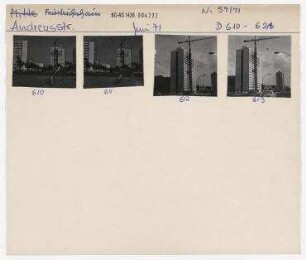 Hochhaus im Bau. Berlin, Friedrichshain, Andreasstraße