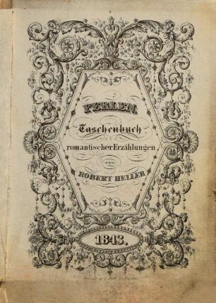 Perlen : Taschenbuch romantischer Erzählungen. 2. 1843