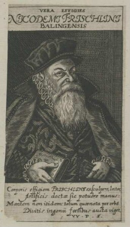 Bildnis des Nicodemus Frischlinus