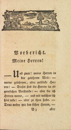Vorbericht