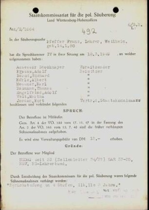 Pfeffer, Franz