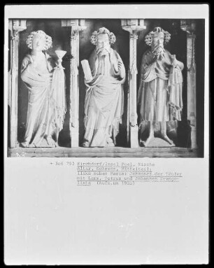 Johannes der Täufer, Petrus und Johannes der Evangelist
