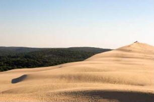 Frankreich. Aquitaine Gironde. Dune du Pilat. 114 Meter hohe Wanderduene. Höchste Duene Europas