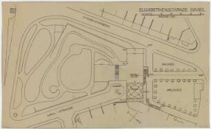 Fischer, Theodor; Basel (Schweiz); Kunstmuseum - Lageplan