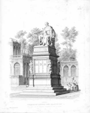Grafik "Denkmal Friedrich August des Gerechten"