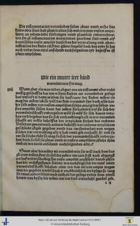 XXII. Wie ein muter irer kund vormünderin syn mag.