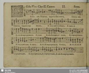 II. Gloria tibi Trinitas