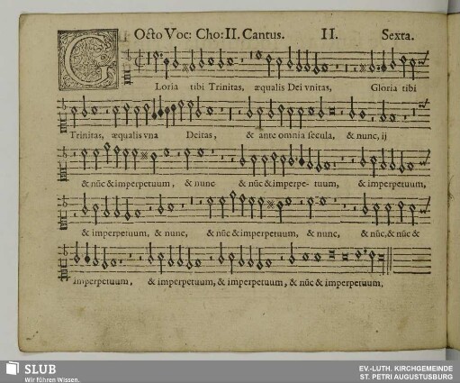 II. Gloria tibi Trinitas