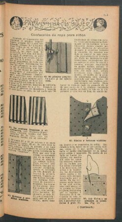 Confección de ropa para niños : Para la niña y la mujer