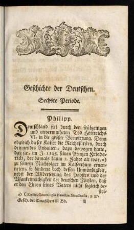 1-295, Geschichte der Deutschen. Sechste Periode.