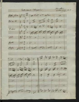 Contredanse villageoise; orch; G-Dur