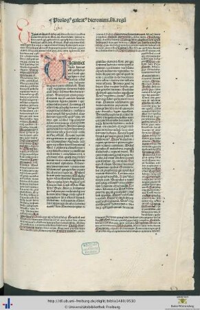 Prologus galeatus hieronimi in libros regum