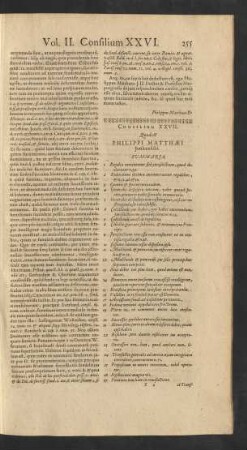 Consilium XXVII.