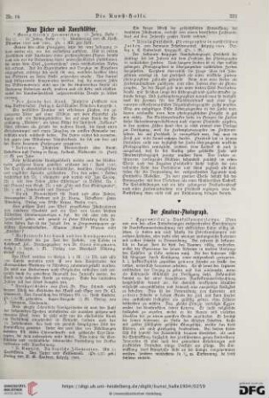 Bücher und Kunstblätter