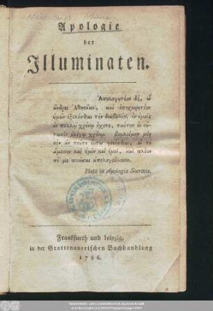 Apologie der Illuminaten