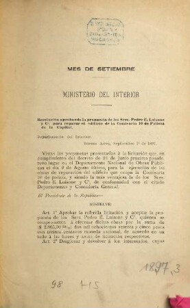 Registro nacional de la República Argentina. 1897,3