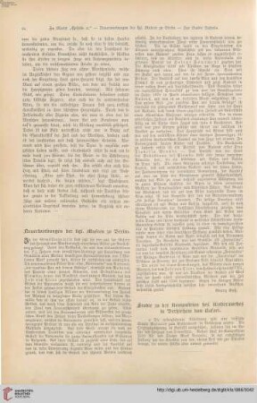 Neuerwerbungen der kgl. Museen zu Berlin