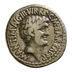 Münze, Denar, 41 v. Chr.