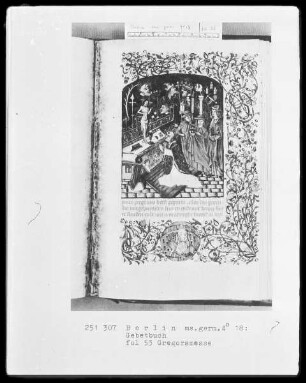 Gebetbuch — Gregorsmesse, Folio 53recto