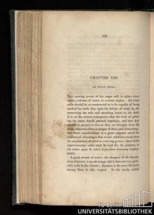 Chapter XIII. On sugar mills