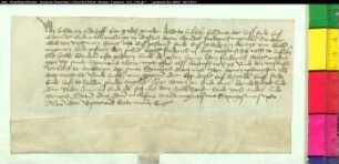 Abt Lubert von Liesborn nimmt Friedrich Meyneke zum Wachszinsigen an.