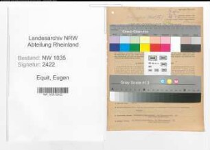 Entnazifizierung Eugen Equit , geb. 06.07.1896 (Bauwerkmeister)