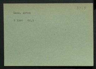 Lenz, Anton