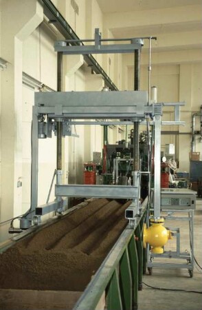 Radiometrische Bodenfeuchtemessung, kleine Münchner Bodenrinne