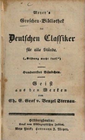 Geist aus den Werken