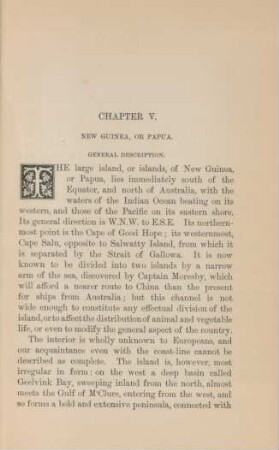 Chapter V. New Guinea, or Papua
